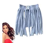 Uoqpty Bandeau de tige de curling sans chaleur, ensemble de curling sans chaleur | Outils de coiffure 2 en 1 | Accessoires pour cheveux pour femmes, bigoudis, absorbent rapidement l'eau, pour cheveux