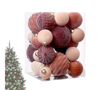 Uoqpty Boules de Sapin de Noël - Décoration pour La Maison Incassable,Ensemble De Boules De Noël Décoratives - Destiné À Fenêtre Porte Chambre Salon Intérieur Extérieur Cheminée Cuisine Vacances