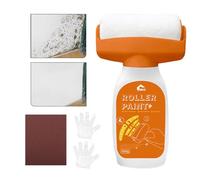 Uoqpty Brosse roulante de réparation murale, rouleau de peinture pour murs, rouleau de peinture pour murs, rouleau de peinture, outil de réparation mural pour peinture de plafond