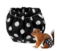 Uoqpty Couches pour Lapins, Culottes Ajustables Anti-Fuite pour Urine, Couches Lavables pour Écureuils, pour Petits Animaux Gerbilles Souris Furets Hamsters Chinchillas
