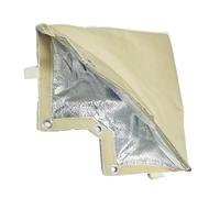 Uoqpty Couvercle anti-refoulement - Manchon de protection contre le gel - Housse de robinet d'extérieur - Pour jardin, jardin, arroseur, cuisine