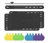 Uoqpty Étiquettes Pour Câbles - Silicone Multicolore Réutilisable,Étiquettes À Écrire Sur Les Câbles - Pour Électronique Voyage Maison Stockage Bureau Style De Vie Gadgets Organisation Personnel Lieu