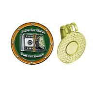 Uoqpty Golf Ball Marker Hat Clip - Support Magnétique pour Marqueur de Balle sur de Golf - Accessoire Compact de Sac de pour Hommes Femmes Fils Fille Ados Jeunes Athlètes Famille