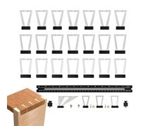 Uoqpty Guide précis à queue d', outil à queue d'en bois | Gabarit de marquage à d'pour joints en bois,Outil de marquage de précision en métal pour d'pour adulte, travailleur