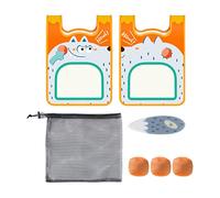 Uoqpty Jeu d'Attraper Les Balles Adhésives - Balles de Lancer Interactives et Collantes,Jeux de Lancer Interactifs | pour Jardin Plage Piscine Camping Voyage Famille École Aire de Jeux