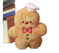 Uoqpty Jouet en Peluche De D Épice - Décoration De Noël Douce Et Mignonne en Coussin,Peluche Représentant Un Bonhomme en D'Épice - pour Femmes Filles Mariage Vacances Automne Fête