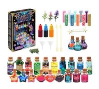 Uoqpty Kit de Potion - Kit Créatif de Fabrication de Potions Magiques,Set de Fournitures d'art Créatif avec Bouteilles Idéal pour Garçons Familles Activités de Fête de Noël et