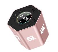 Uoqpty Minuteur de Bureau,Horloge Rotative à Capteur Rechargeable - Minuteur de Douche avec 60 Heures d'Autonomie,pour Étude Exercice Cuisson Salle de Bain Réunion Salle de