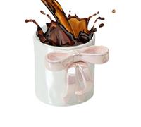 Uoqpty Mug À Nœud | 12oz Mug Avec Boucle Charmante - Accessoire Multifonction Pour Boissons Culinaires Thé Jus D'Orange Lait | Jus De Lait Café Chocolat
