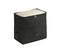 Uoqpty Poubelle de rangement sous le lit, organisateur de vêtements, tissu Oxford 600D, conteneur pliable pour voyage, maison, placard, dortoir, chambre à coucher, déménagement, appartement