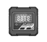 Uoqpty Rapporteur numérique | Boîtier de niveau LCD, 4 x 90 degrés avec base magnétique, détecteur d'angle numérique, pour construction, machines à domicile, scie, onglet, table, voiture, boussole