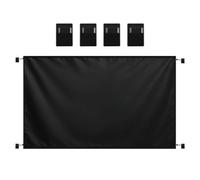 Uoqpty Rideau D'Intimité pour Fourgon - Ajustable Magnétique Imperméable - Rideau D'Intimité pour Camping Van Extérieur - pour Changer Se Baigner Remorque Camion Caravane Voyage Extérieur