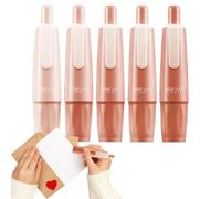 Uoqpty Rouleau de Ruban Double Face - Fournitures Scolaires Adhésives Double Face - 5 Pièces Rouleau Applicateur De Colle Pour Journal - Pour Scrapbooking Journaling Art Papier Cartes Adultes