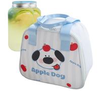 Uoqpty Sac À Déjeuner Femme - Portable Cartoon Sac À Déjeuner Isotherme | Poche Isotherme À Boissons - Pour Travail Filles Garçons École Hommes Adultes Voyage Stade Pique-Nique Road Trip