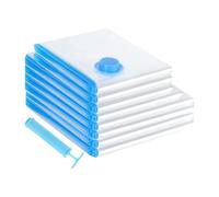 Uoqpty Sacs Sous-Vide pour Voyage,8 Pièces Organisateur De Vêtements - Sacs de Déménagement Gain de Place,Pour Étudiants Voyageurs Locataires Propriétaires Couverture Oreiller Appartement Dortoir