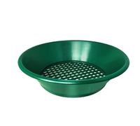 Uoqpty Tamis doré | Classificateur panoramique en or fin - Outil de prospection en métal de 35,6 cm à haut taux de récupération pour les loisirs, la chasse au trésor, le désert, la plage, les