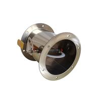 UORCXOAU 1 Vanne De Régulation du Volume d'air 51-250 Mm, Vanne De Registre d'air, Interrupteur De Registre De Ventilation(Diameter76mm)
