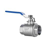 UORCXOAU Vanne À Bille En Acier Inoxydable 304, Vanne D'eau Arrière, Vanne À Passage Complet, Vannes De Commutation De Distribution D'eau(DN65)