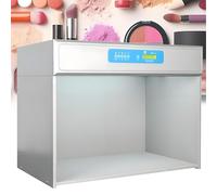 UORDBY Armoire de Correspondance des Couleurs pour l'impression Textile, boîtier d'évaluation des Couleurs,avec 4/5/6 Sources Lumineuses, pour Textiles imprimés,Plastique et Tissus 6lightsources
