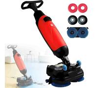 UORDBY Autolaveuse compacte Professionnelle avec réservoirs séparés de 4 L et 6 L, sans Fil, 36 V, idéale pour carrelage, Moquette, parquet et marbre. Red