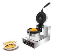 UORDBY Gaufrier à Glace,Presse à panini électrique antiadhésive,gaufrier à Hamburger,Machine électrique Domestique ou Professionnelle pour Burgers et paninis Singlehead