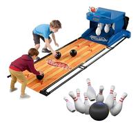 UORDBY Jeu de Bowling électronique 2m/3,5m pour la Maison,Ensemble de Bowling électronique Pliable,réinitialisation Automatique,Tableau de Score LED et Effets sonores réalistes,pour Enfants 2m/6.56ft