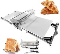 UORDBY Laminoir électrique Professionnel,Machine à pâtisserie électrique,Conception compacte et Pliable, épaisseur réglable de 2 à 30 mm, Marche Avant/arrière Automatique pour Pizzas et Croissants