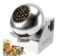 UORDBY Machine à polir et enrober Les comprimés,Petite Machine Commerciale,capacité de 10 kg,pour la Coloration,l'enrobage des comprimés,l'assaisonnement Alimentaire et l'enrobage des Bonbons. B-110V