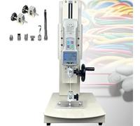 UORDBY Machine d'essai de Traction de Table, dynamomètre numérique 10-2000 N avec 5 sondes, Banc d'essai de Traction Vertical à manivelle pour essais de Traction en Laboratoire 10N