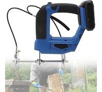 UORDBY Machine électrique pour secouer Les Cadres de Ruches, extracteur d'abeilles sans Fil à 4 Vitesses, secoueur électrique pour Cadres, Batterie 2000 mAh,pour la récolte du Miel Blue-1*Battery