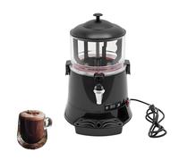 UORDBY Mélangeur de Chocolat en Acier Inoxydable,Chauffe-Boissons Grande capacité, Distributeur de Chocolat Chaud, Chauffe-Boissons, pour café, Lait, thé 5L