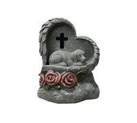 UOSIA Cadeau commémoratif pour Chien ou Chat Cadeau de sympathie en Forme de Coeur pour la Perte d'un Chien ou d'un Chat Cadeau Souvenir de la Tombe d'un Chien