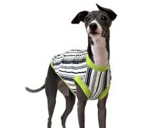 UOSIA Chemises pour Chiens, vêtements d'été pour lévrier Italien, Whippet, débardeurs en Coton rayé pour Chiot, T-Shirt d'extérieur pour Chien, Chemises de Soleil