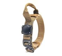 UOSIA Collier De Chien Tactique Aérien Étanche À Air Étanche Étiquette De Chien Collier De Chien Collier Militaire Réglable avec Poignée pour Chiens Moyens Moyens
