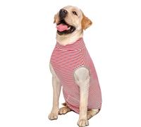 UOSIA Combinaison de récupération chirurgicale pour Chiens de Grande et Moyenne Taille, Pyjama en Coton Doux pour Animaux de Compagnie, Pyjama à 4 Pattes avec Fermeture éclair
