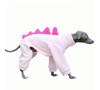 UOSIA Combinaison en Polaire pour Chien Whippet Pyjama Confortable à col roulé avec Motif Dinosaure Manteau d'hiver Chaud pour Chien Italian Greyhound Combinaison intégrale
