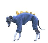 UOSIA Combinaison en Polaire pour Chien Whippet Pyjama Confortable à col roulé avec Motif Dinosaure Manteau d'hiver Chaud pour Chien Italian Greyhound Combinaison intégrale