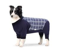 UOSIA Costume de récupération pour Chien, Gilet d'anxiété pour Chien, Chemises postopératoires pour Chien, Body pour Chien mâle avec Fermeture éclair, Pyjama pour Chien de Grande et Moyenne Taille