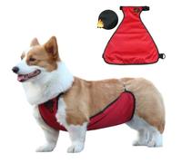 UOSIA Couverture de Ventre de Chien imperméable à Pattes Courtes, Protection de Poitrine pour Chien Femelle/mâle, Veste de Pluie pour Petit Chien, imperméable pour Chiot