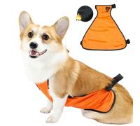 UOSIA Couverture de Ventre de Chien imperméable à Pattes Courtes, Protection de Poitrine pour Chien Femelle/mâle, Veste de Pluie pour Petit Chien, imperméable pour Chiot