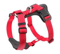 UOSIA Harnais De Chien pour Grands Chiens Gilet Réfléchissant Réglable sans Traction avec Boucles Et 2 Pinces À Laisse Harnais De Chien en Nylon Confortable pour Chiens Moyens, Grands