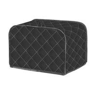 UOSIA Housse pour machine à pain Couverture matelassée de couleur unie Housse pour grille-pain deux tranches pour petit appareil électroménager de cuisine