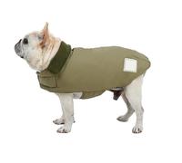 UOSIA Imperméable Chien Manteau d'hiver en Polaire Doublé Imperméable Au Vent Italien Greyhound Whippet Veste avec Sangles Réglables Et Col De Tortue, Vêtements Chauds Et Froids pour Chiens Moyens