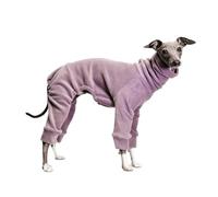 UOSIA Italien lévrier Combinaison vêtements Doux Extensible Tout Le Corps Chien Manteau Tenue Chaud col roulé Pull Polaire Pyjama Combinaisons pour Chiens Whippet
