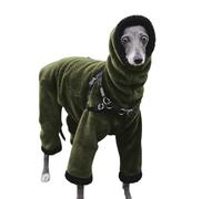 UOSIA Manteau De Chien De Flanelle Vert Manteau De Chien De Compagnie pour Le Temps Froid pour Le Cou De Tortue À Quatre Pattes Vêtements Chauds Fouet Pulls pour Les Chiens De Taille Moyenne