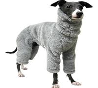 UOSIA Manteau De Corps Complet en Polaire avec Jambes - Pyjamas Chauds Doux pour l'hiver - Vêtements Italiens pour Chiens De Taille Moyenne
