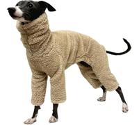 UOSIA Manteau De Corps Complet en Polaire avec Jambes - Pyjamas Chauds Doux pour l'hiver - Vêtements Italiens pour Chiens De Taille Moyenne