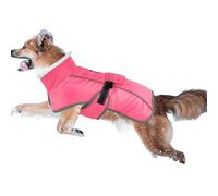 UOSIA Manteau d'hiver Chaud À Col Roulé Doublé en Polaire pour Chien, Combinaison De Neige Réglable Et Imperméable pour Chiot, Veste De Neige avec