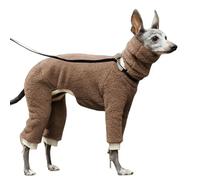 UOSIA Manteau d'hiver De Chien Pullover Doux Pyjamas De Chien À Quatre Pattes Col De Tortue en Polaire Épais Pulls Chauds Greyhound Manteaux Imperméables Au Vent pour Les Chiens De Taille Moyenne