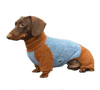 UOSIA Manteau d'hiver pour Chien pour Teckel, Vêtements Complets Épais Et Chauds en Polaire pour Chien, Combinaison À Quatre Pattes, Col Haut, Pyjama pour Animaux